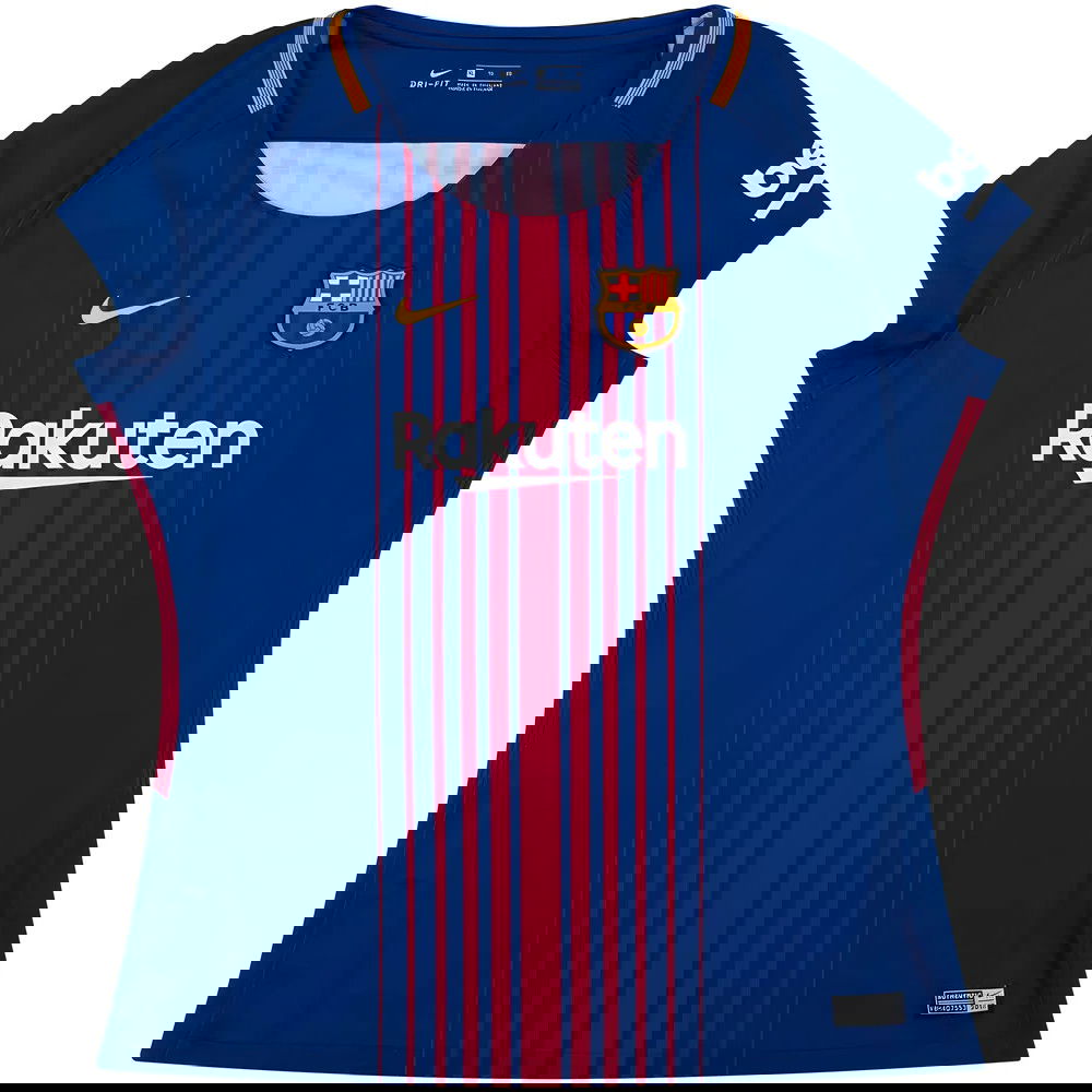 Barcelona 2017-18 Home Shirt (Womens) (M) (Mint)