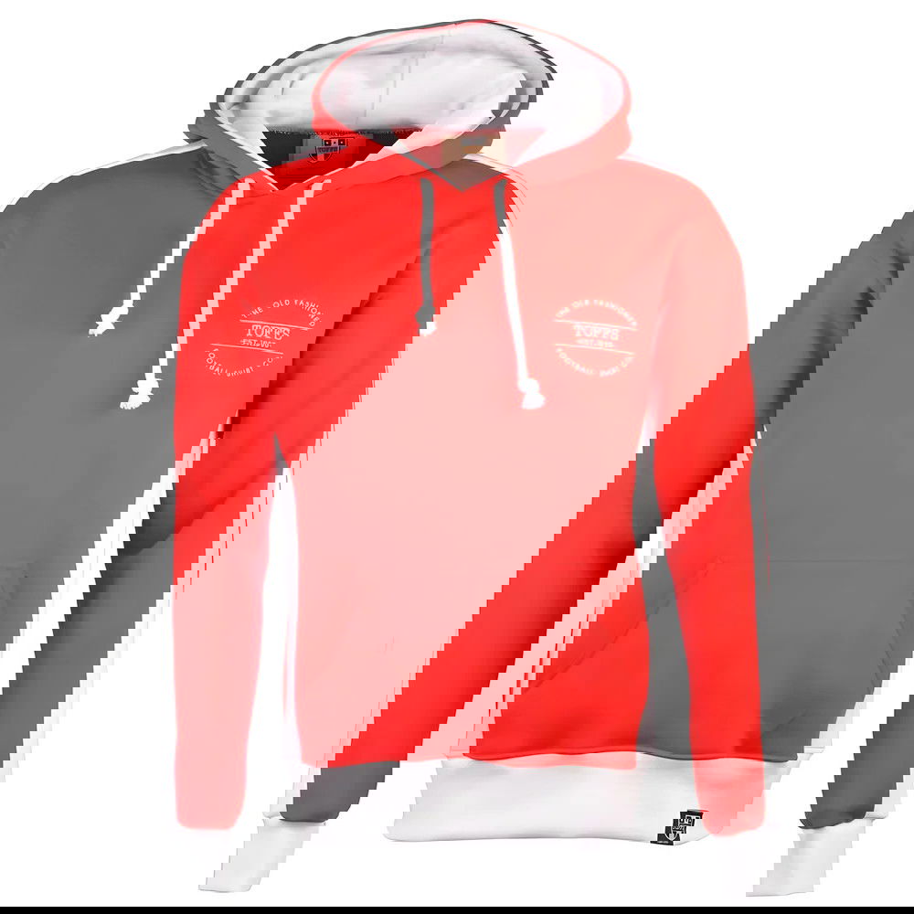 The Old Fashioned Football Shirt Co. Hoodie - Red/White