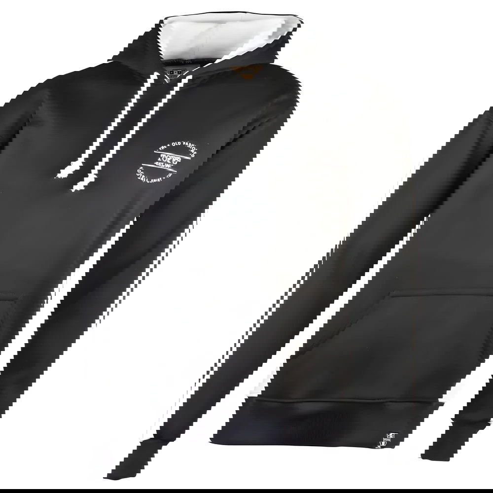 The Old Fashioned Football Shirt Co. Hoodie - Black/White