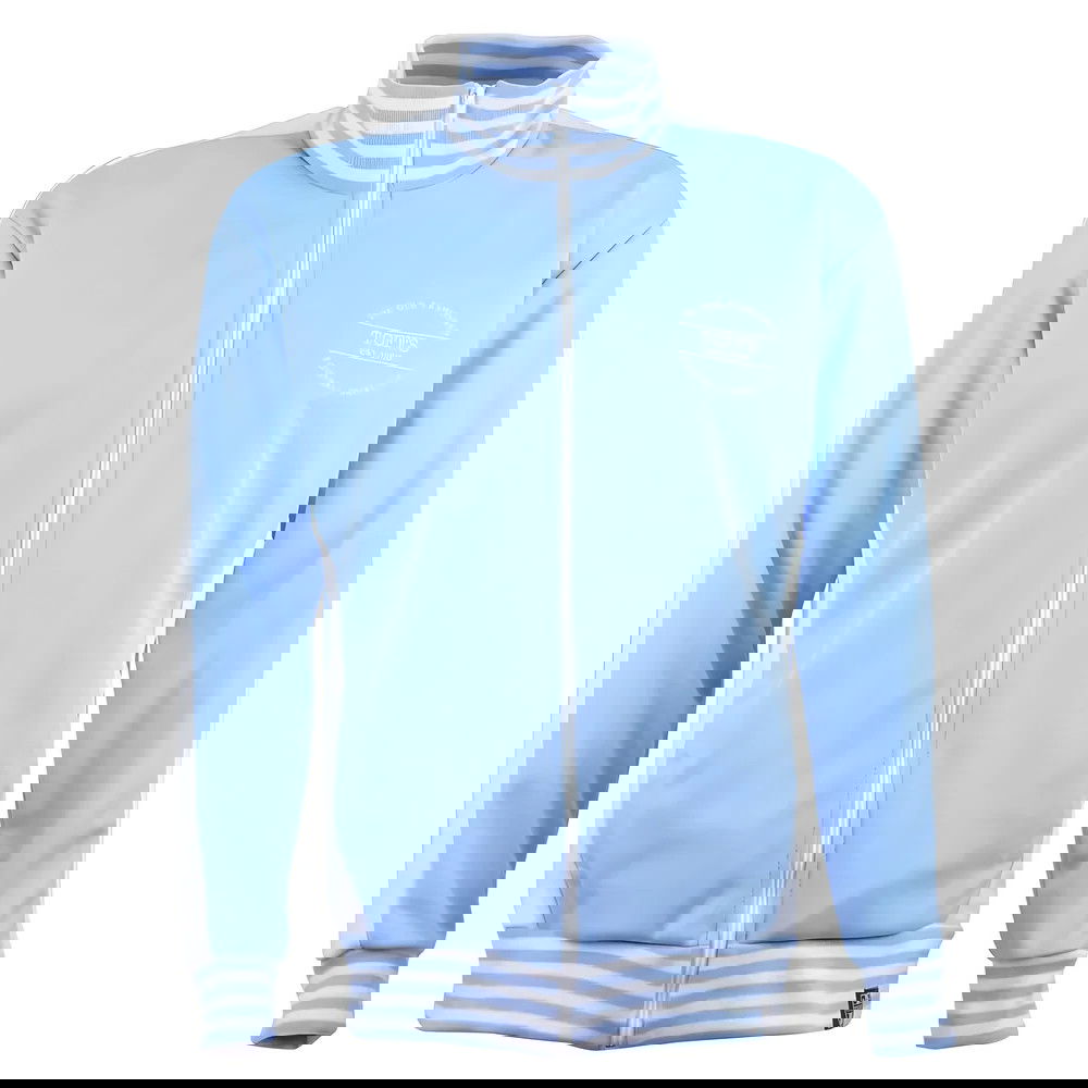 The Old Fashioned Football Shirt Co. - Sky/White Track Top