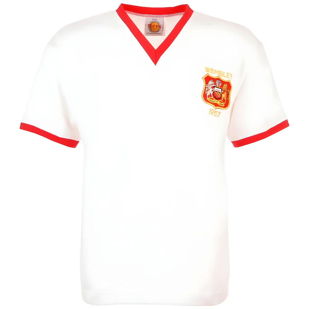Manchester Reds 1957 FACF Kids Retro Football Shirt