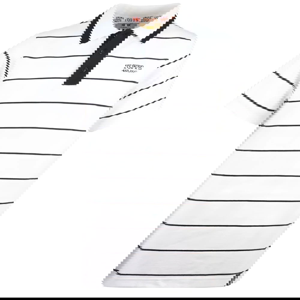 TOFFS Est 1990 Striped Polo Shirt