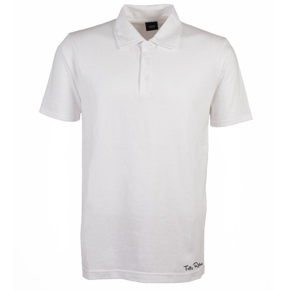 Toffs Retro Polo Shirt - White