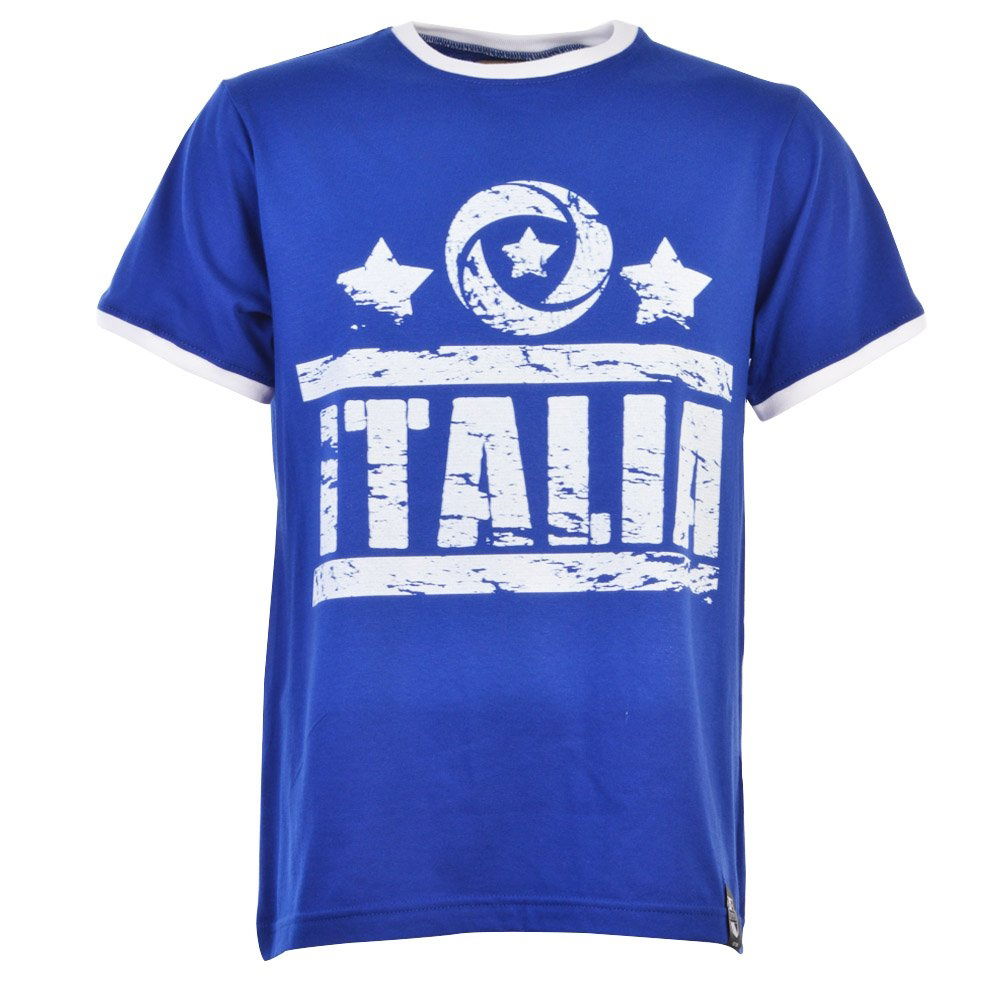 Italia T-Shirt - Royal/White Ringer