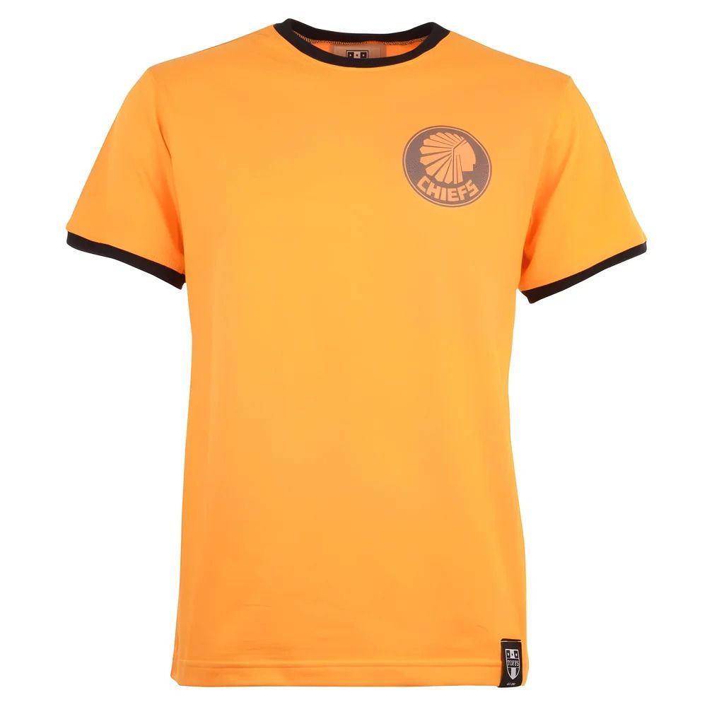 Kaizer Chiefs 12th Man T-Shirt - Amber/Black Ringer