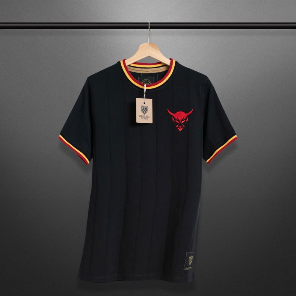 Vintage Belgium Le Diable Black Soccer Jersey