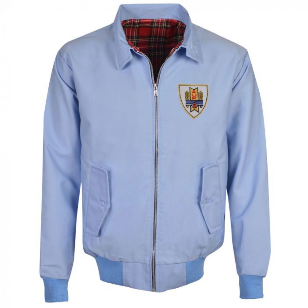 Pale blue harrington jacket best sale