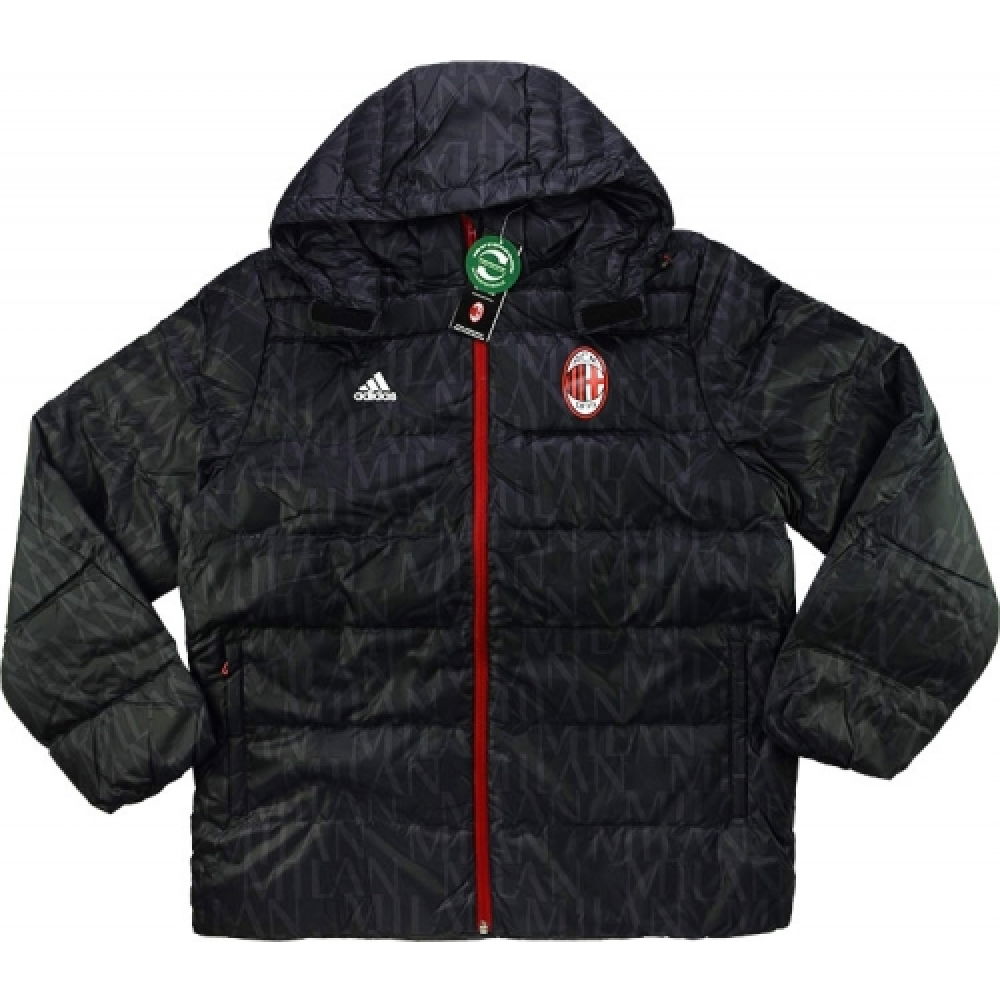 2016-17 AC Milan Adidas Padded Down Jacket (Black) [AY2527