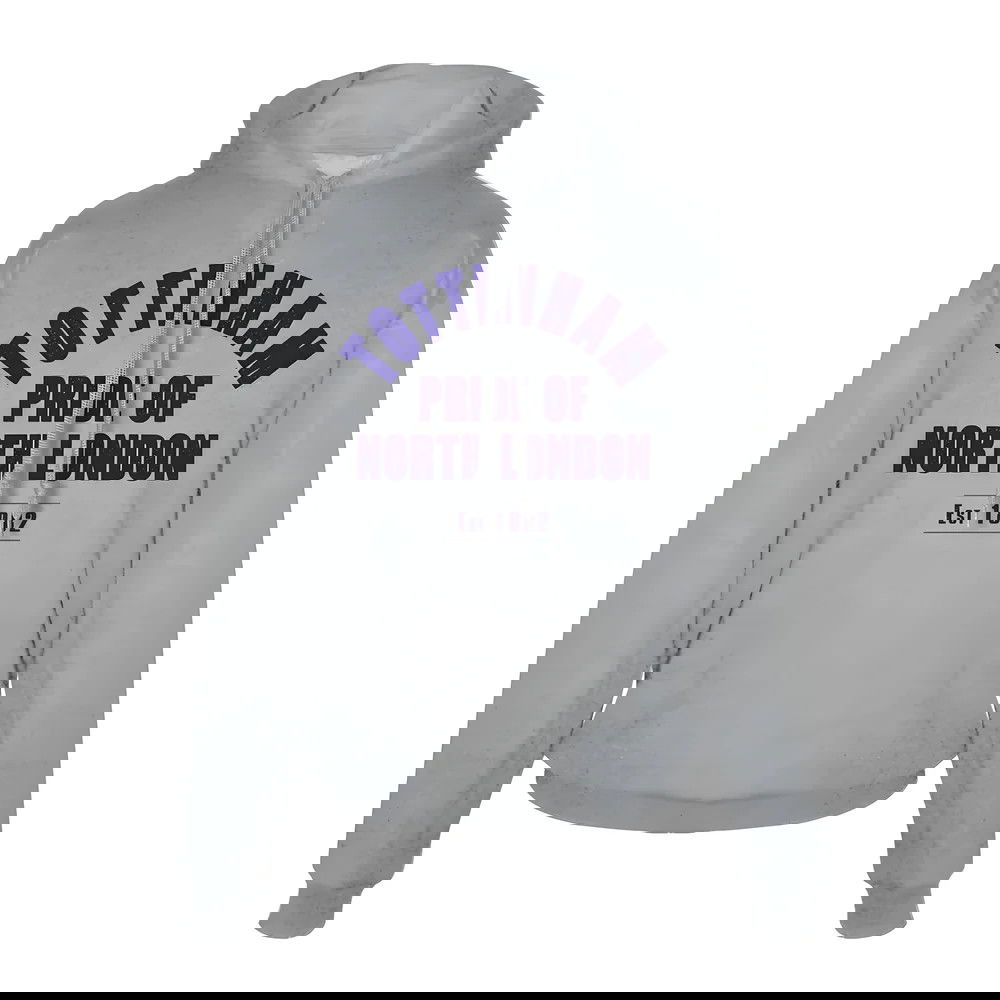 Tottenham Est.1882 footer with hood - Grey