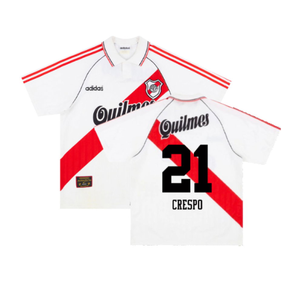 1995-96 River Plate Home Shirt (Good) (Crespo 21)