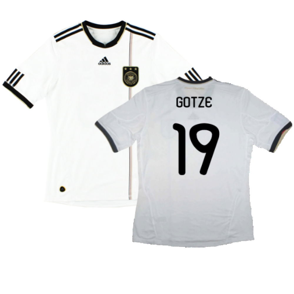 2010-11 Germany Home Shirt (S) (Excellent) (GOTZE 19)