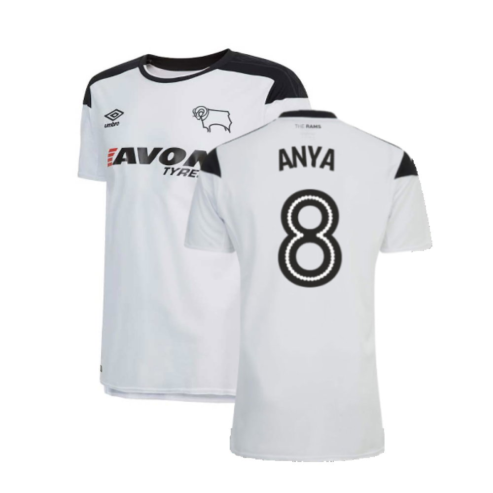 2017-2018 Derby County Home Football Shirt (XL) (Good) (ANYA 8)