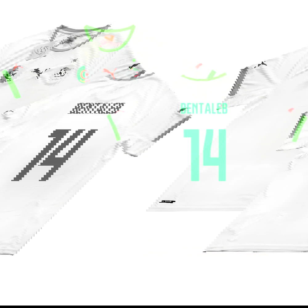 Algeria 2014-15 Home Shirt (M) (Bentaleb 14) (Fair)