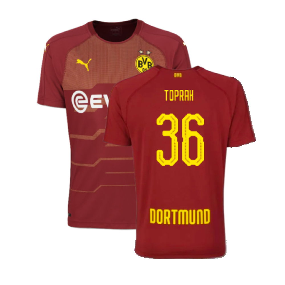 Borussia Dortmund 2018-19 Third Shirt (S) (Mint) (Toprak 36)