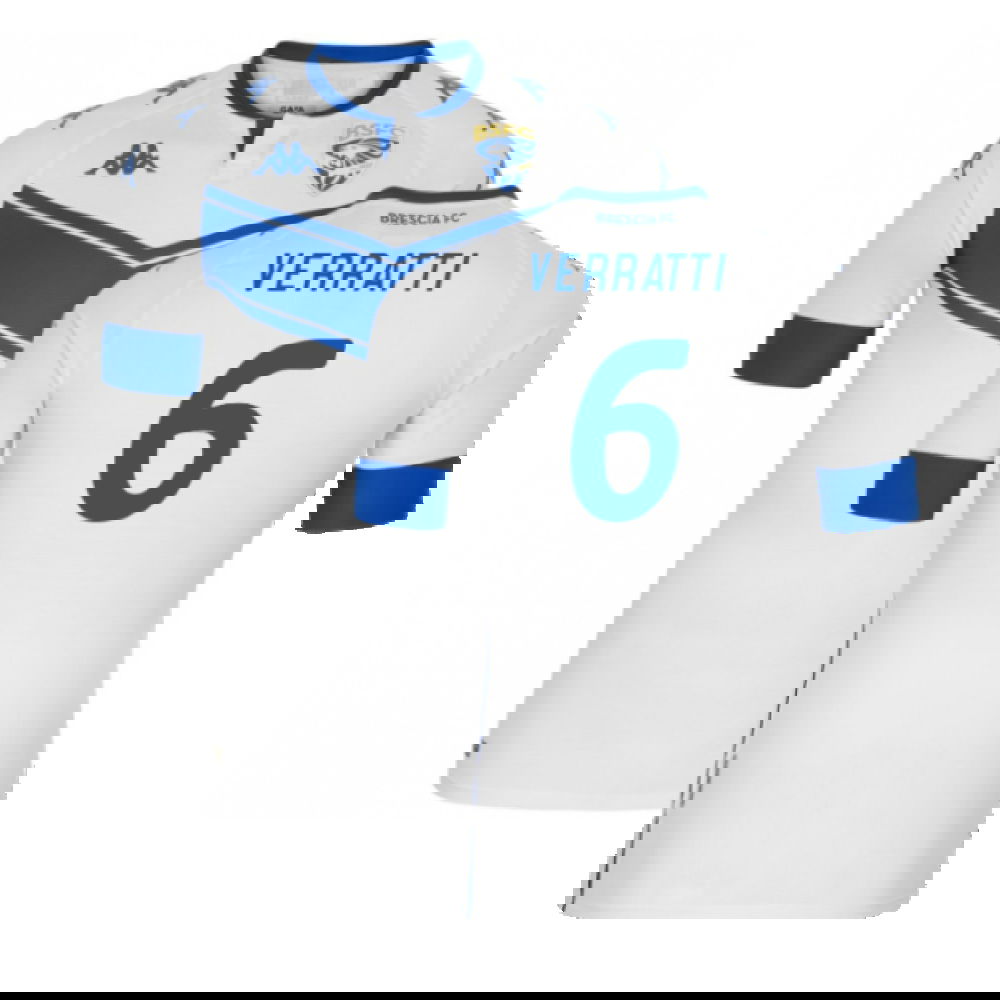 Brescia 2020-21 Away Shirt (Sponsorless) (XL) (VERRATTI 6) (Mint)