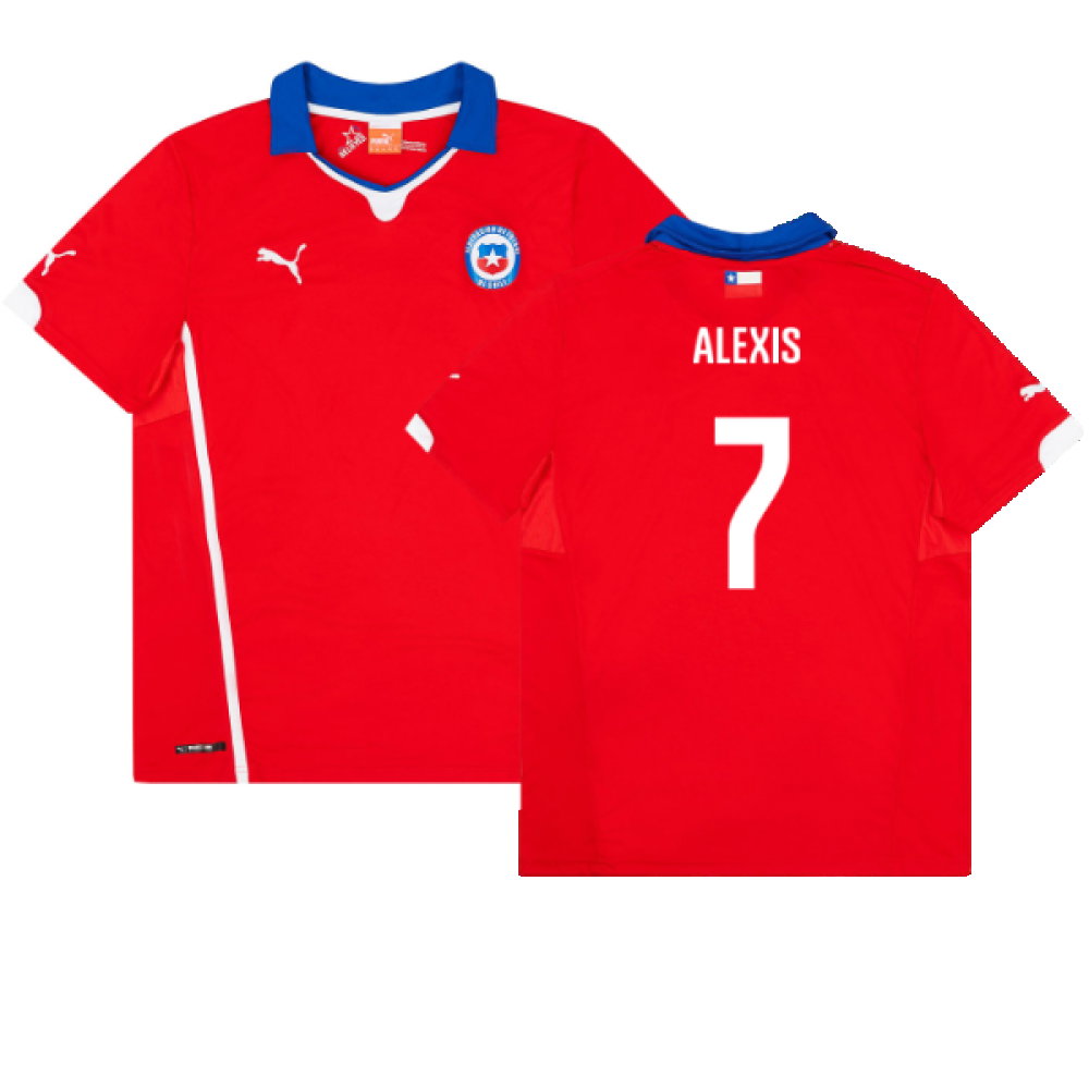 Chile 2014-15 Home Shirt (S) (Excellent) (Alexis 7)