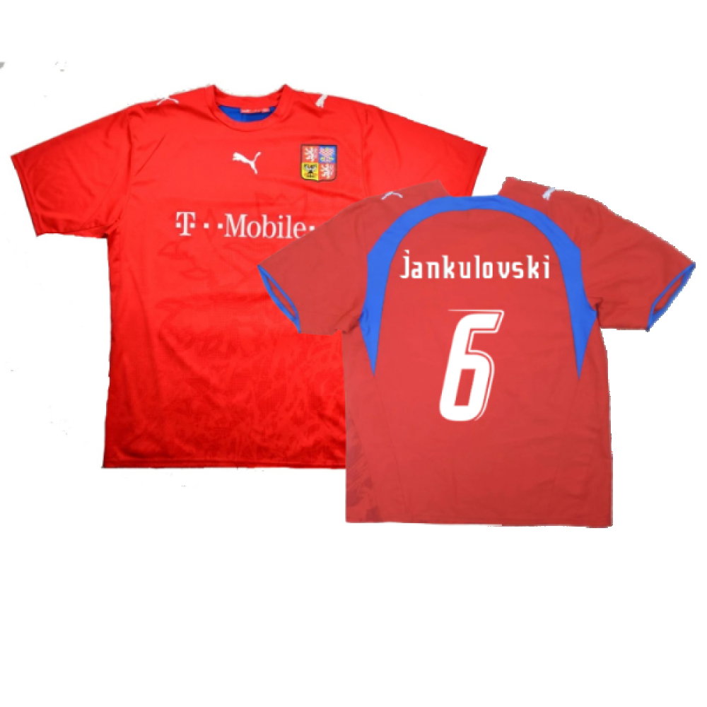 Czech Republic 2006-08 Home Shirt (L) (Very Good) (Jankulovski 6)
