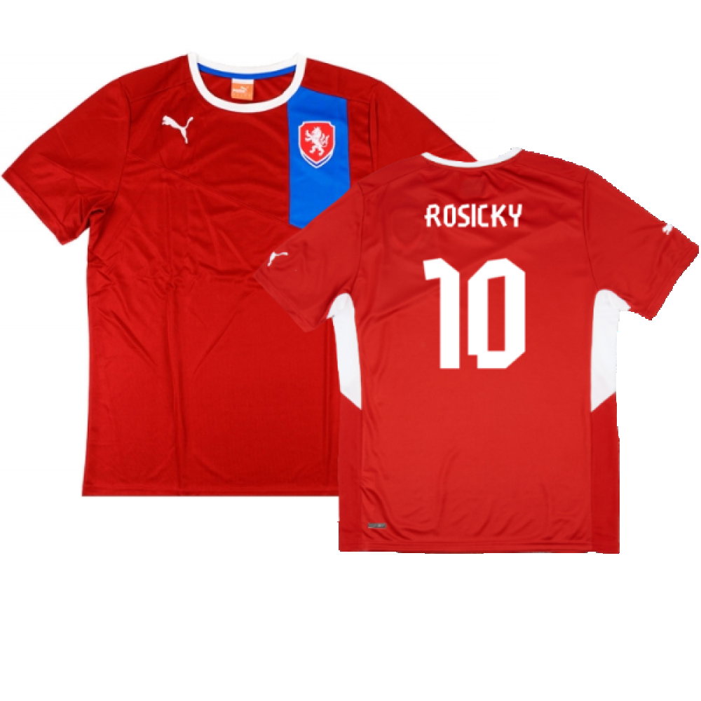 Czech Republic 2012-13 Home Shirt (L) (Mint) (Rosicky 10)