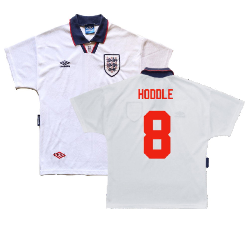 England 1993-1995 Home Shirt (L) (Excellent) (Hoddle 8)