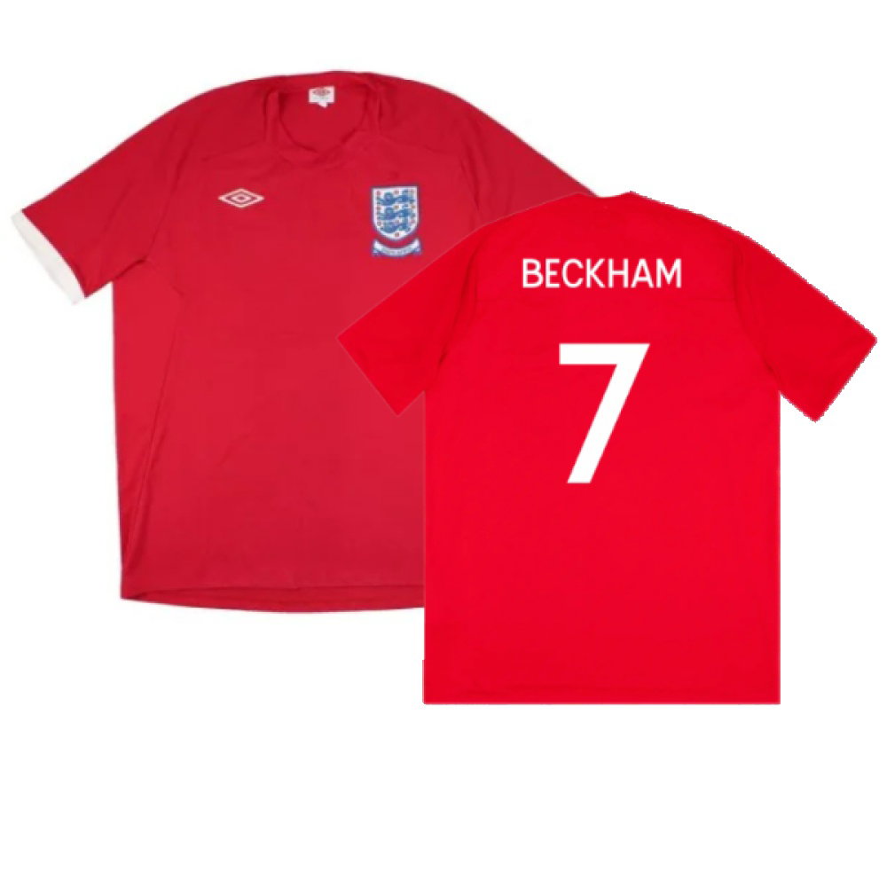 England 2010-11 Away (L) (Good) (BECKHAM 7)