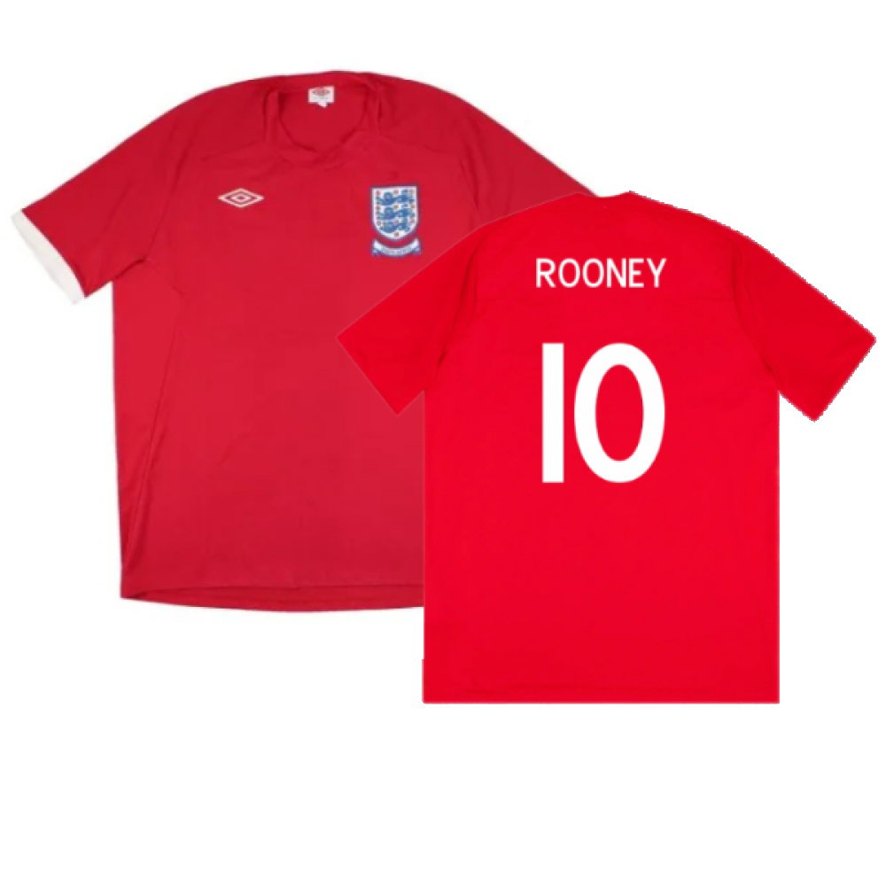 England 2010-11 Away (L) (Good) (ROONEY 10)