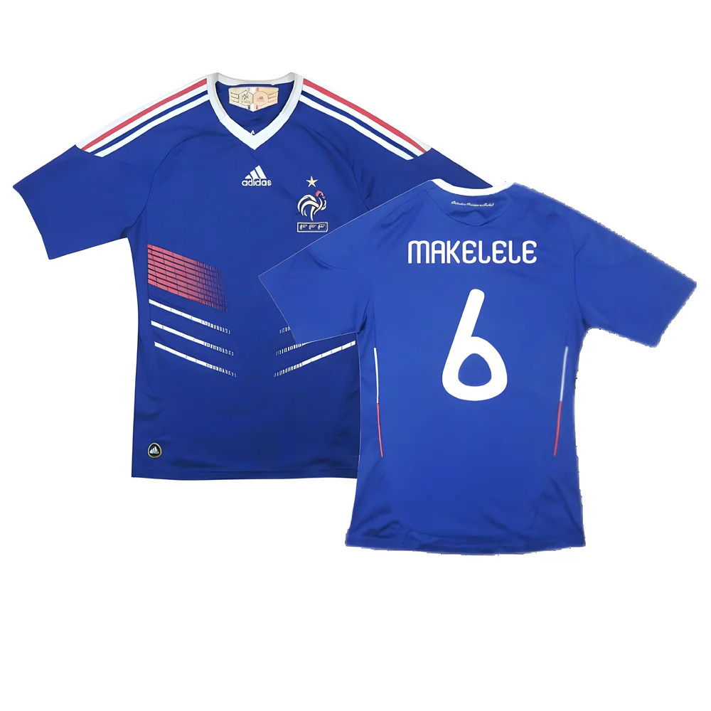 France 2009-10 Home Shirt (S) (Makelele 6) (Excellent)