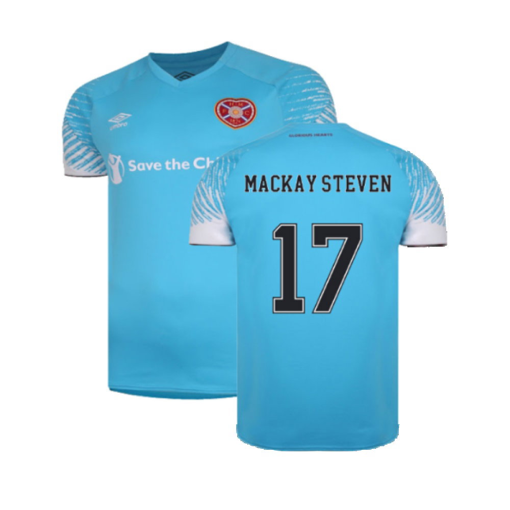 Hearts 2020-21 Away Shirt (S) (Mackay Steven 17) (Mint)