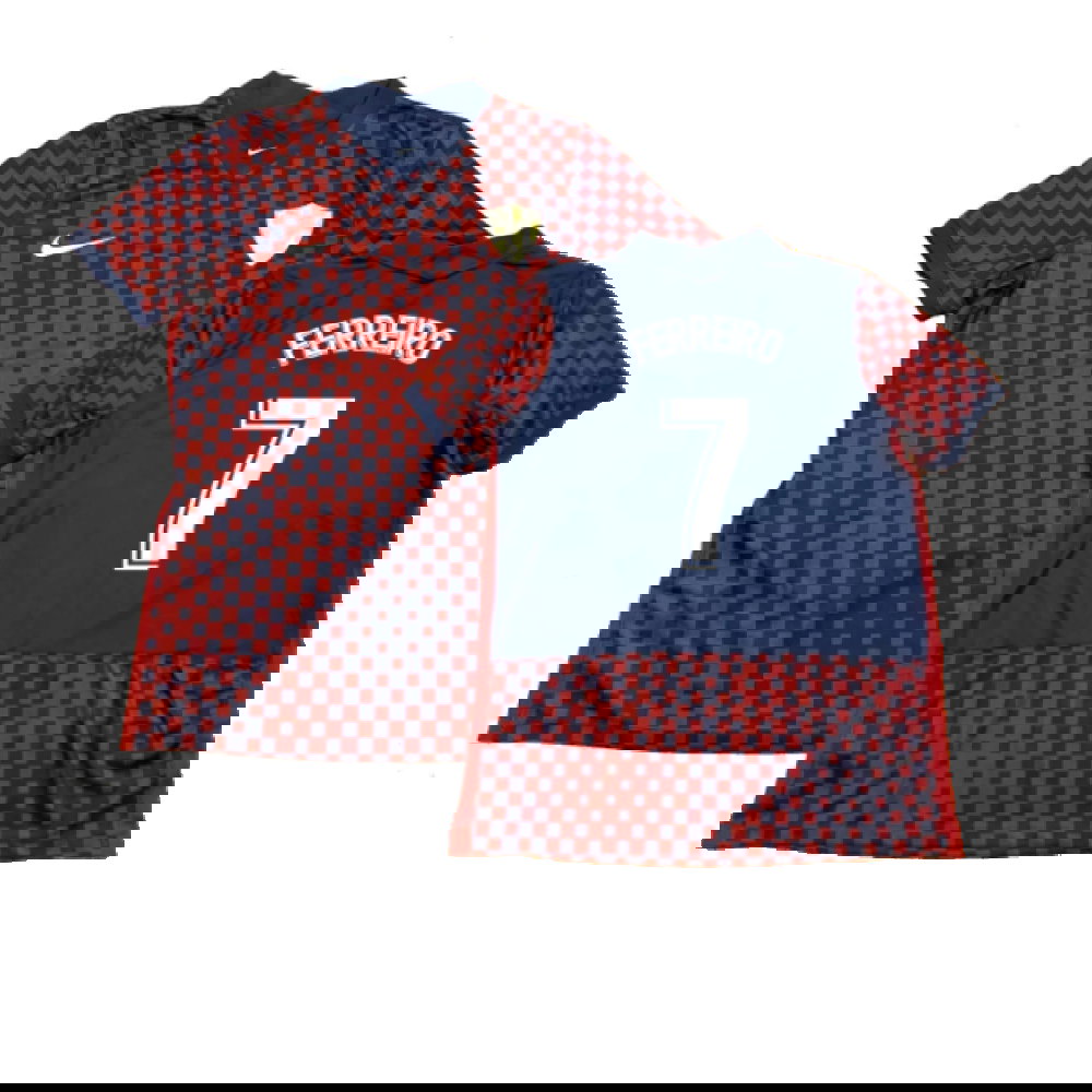 Huesca 2021-22 Home Shirt (Sponsorless) (L) (Ferreiro 7) (Excellent)