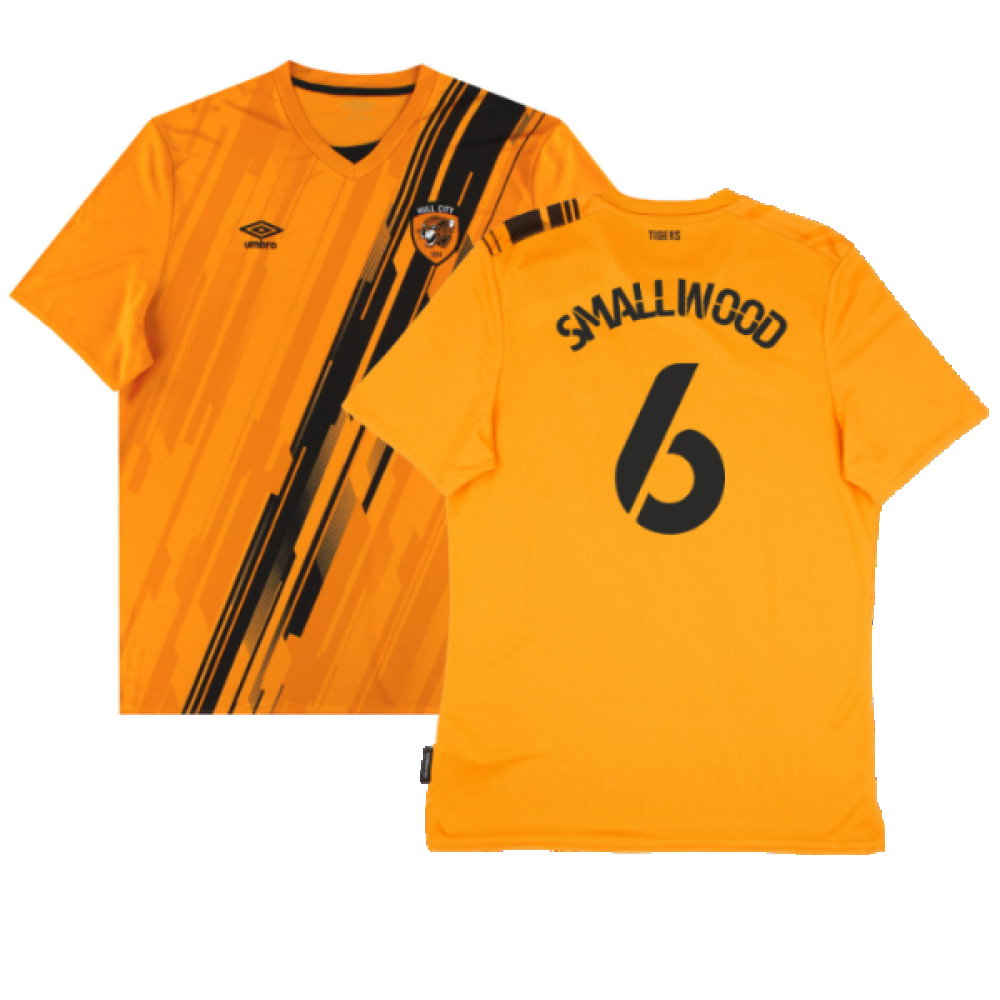 Hull City 2021-22 Home Shirt (Sponsorless) (M) (Excellent) (Smallwood 6)