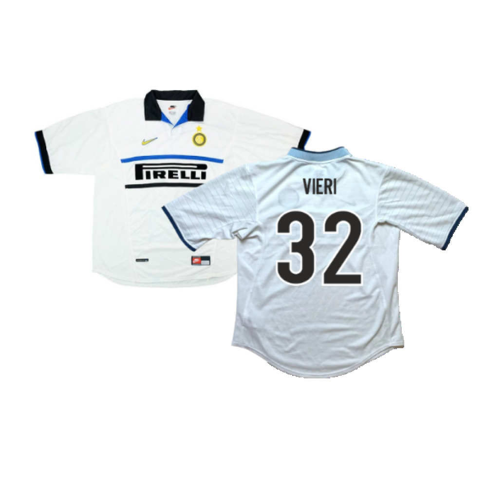 Inter Milan 1998-99 Away Shirt (XL) (Vieri 32) (Excellent)