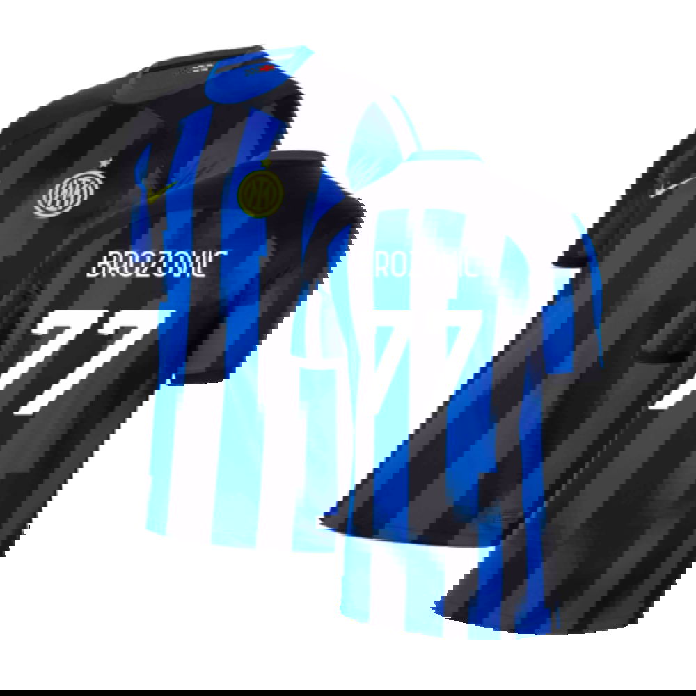 Inter Milan 2023-24 Home Shirt (SB) (Brozovic 77) (Excellent)