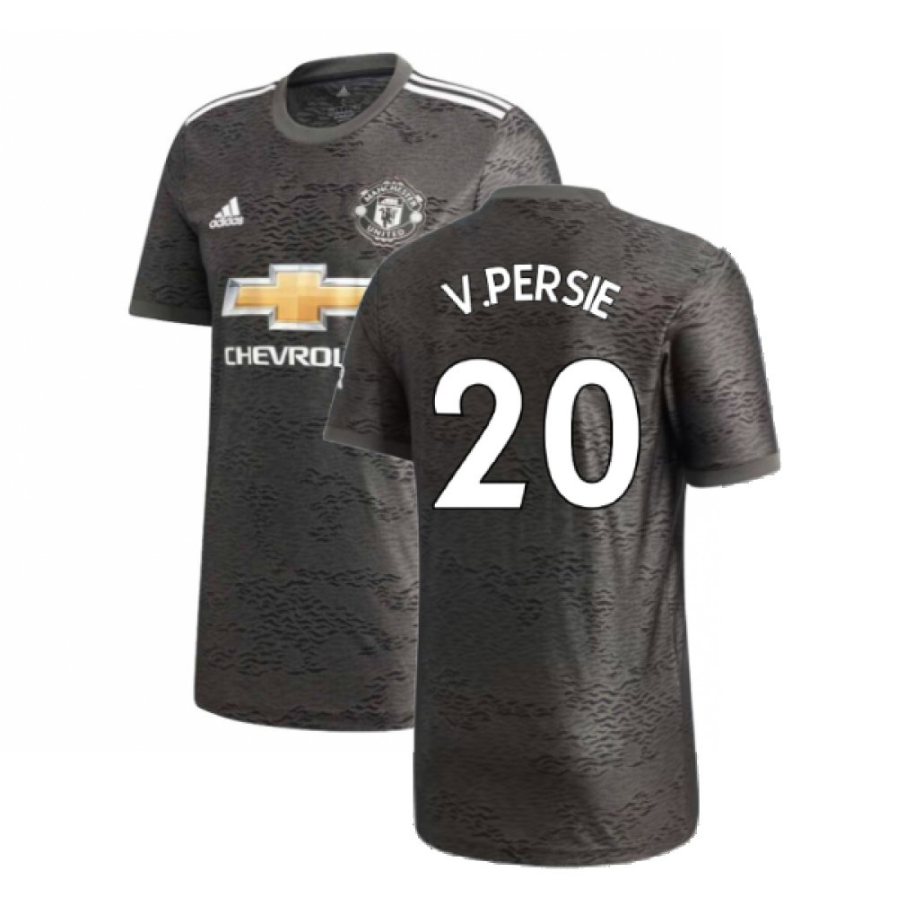 Manchester United 2020-21 Away Shirt (7-8y) (Mint) (V.PERSIE 20)