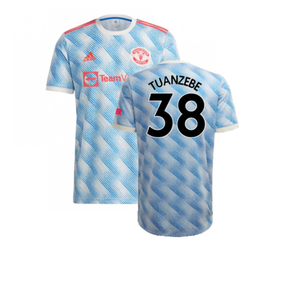 Manchester United 2021-22 Away Shirt (XL) (Mint) (TUANZEBE 38)