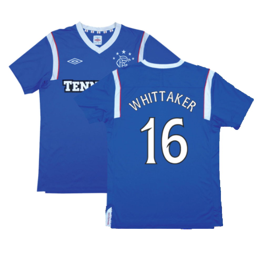 Rangers 2011-12 Home Shirt (Very Good) (Whittaker 16)