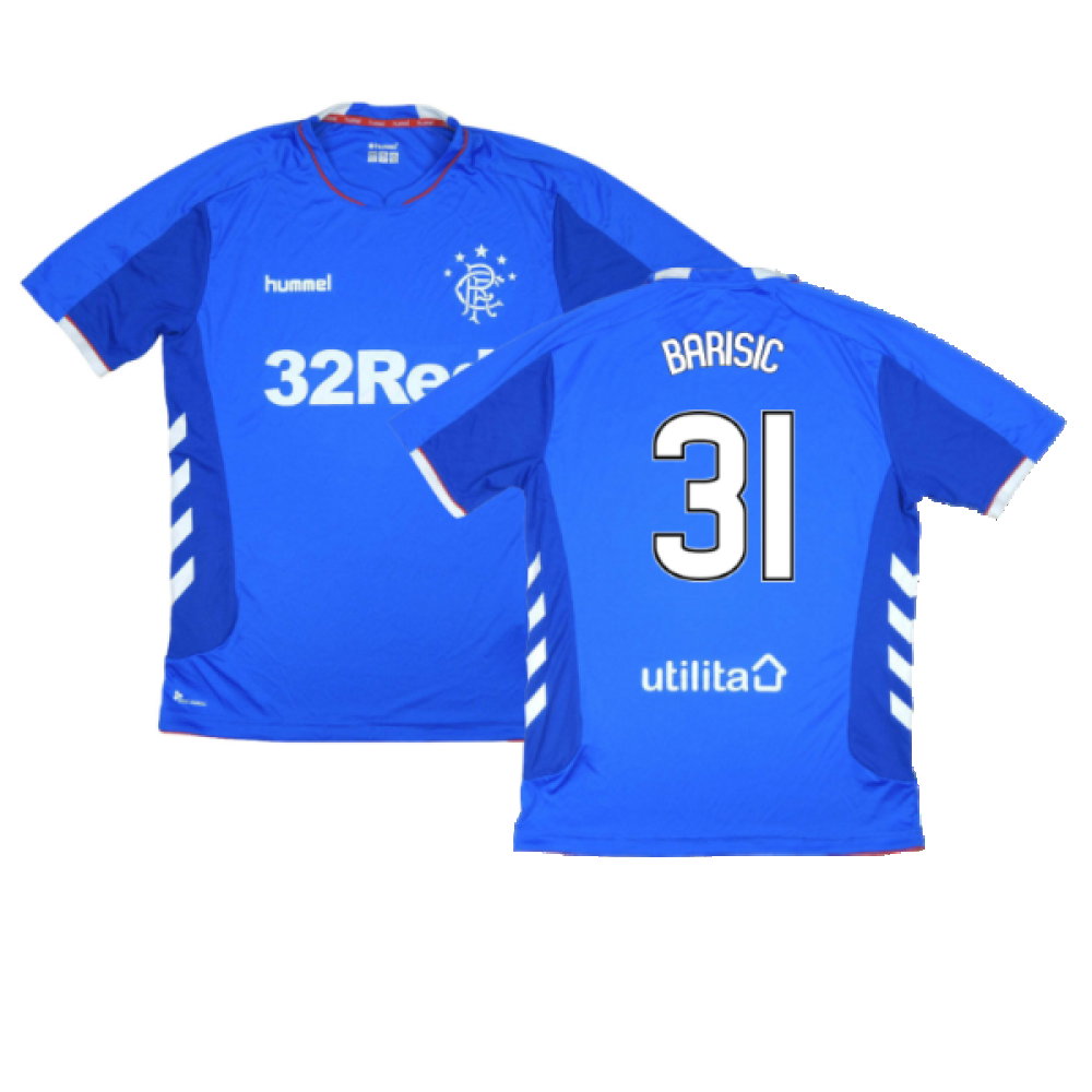 Rangers 2018-19 Home Shirt (Excellent) (Barisic 31)