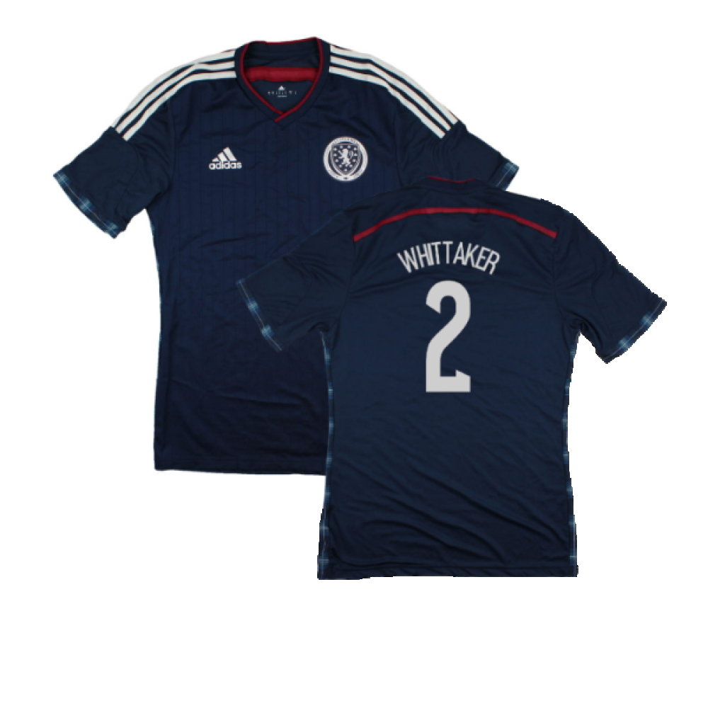 Scotland 2014-15 Player Issue Home Shirt (M) (Excellent) (Whittaker 2)