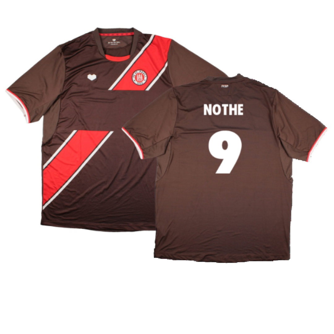 St. Pauli 2013-14 Home Shirt (Sponsorless) (XXL) (Mint) (Nothe 9)