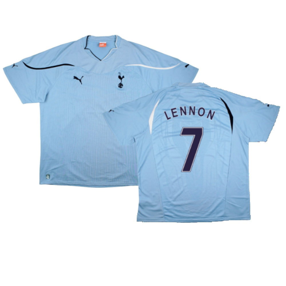 Tottenham Hotspur 2010-11 Away Shirt (Sponsorless) (2xL) (Lennon 7) (Excellent)