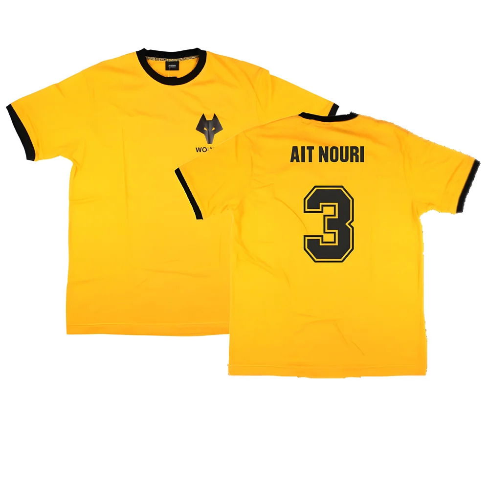 Wolves Toffs Retro Home Shirt (L) (Ait Nouri 3) (BNWT)